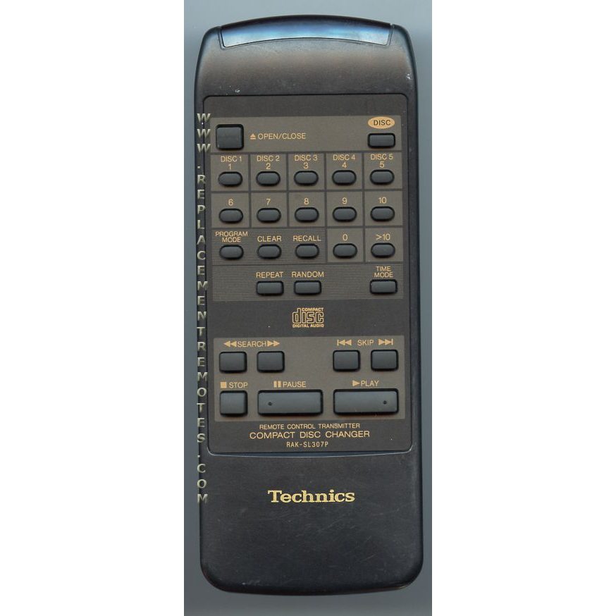Control remoto de CD Technics RAKSL307P