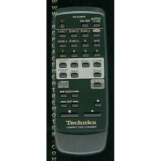 Control remoto de audio Technics RAKSL948WK