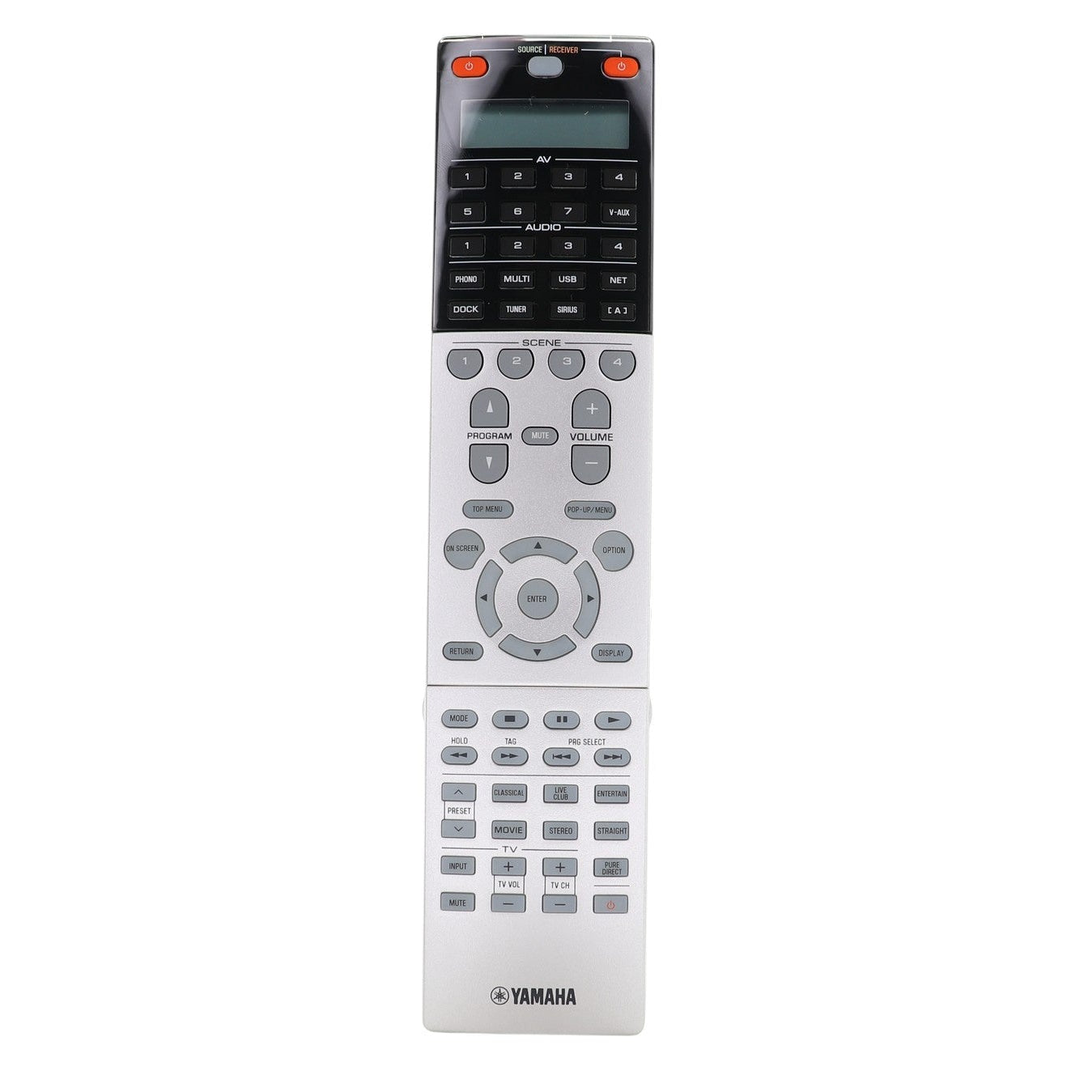 Yamaha RAV416 A/V Receiver Remote Control | LCD Screen | Backlight - WY200200