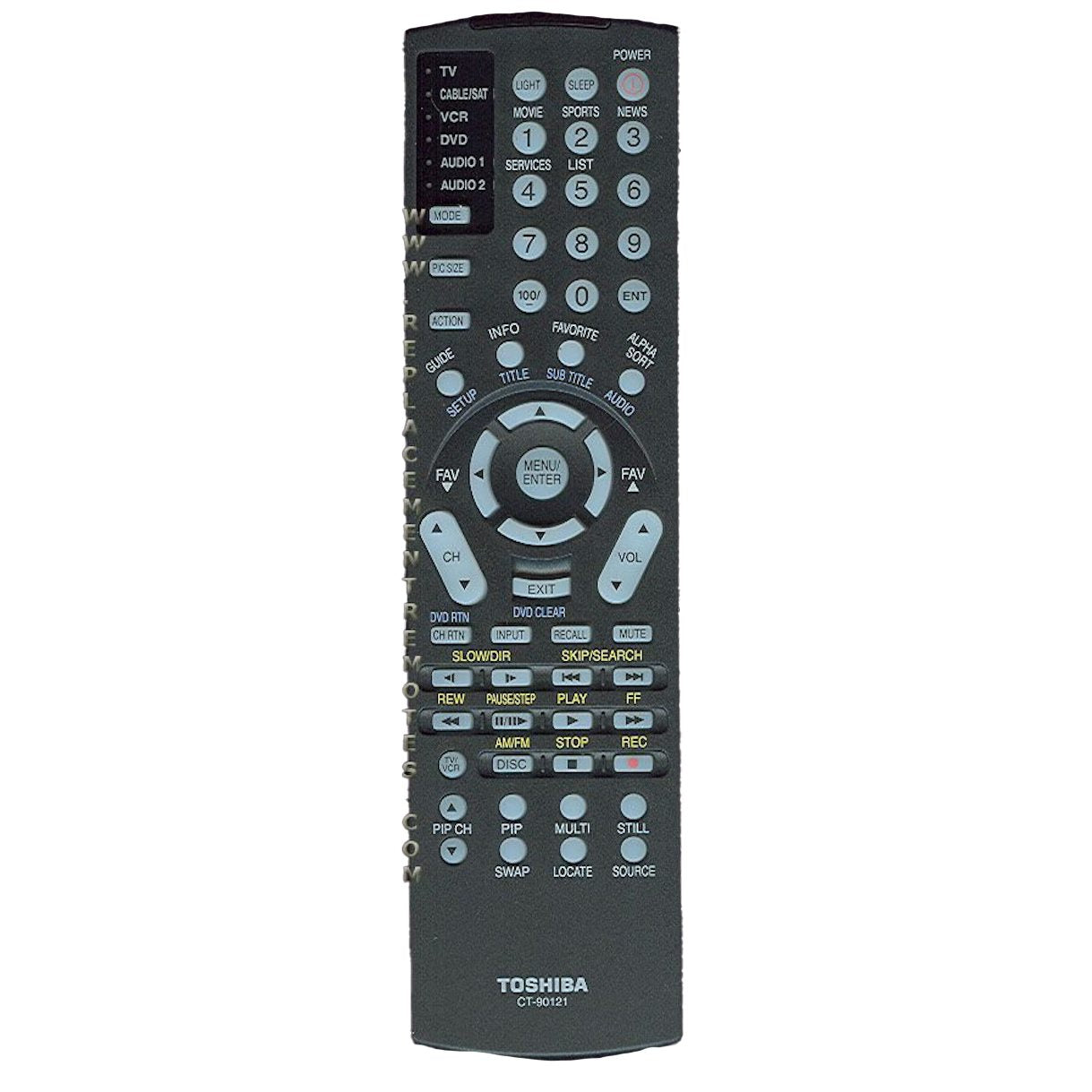 Toshiba CT90121 TV Remote Control
