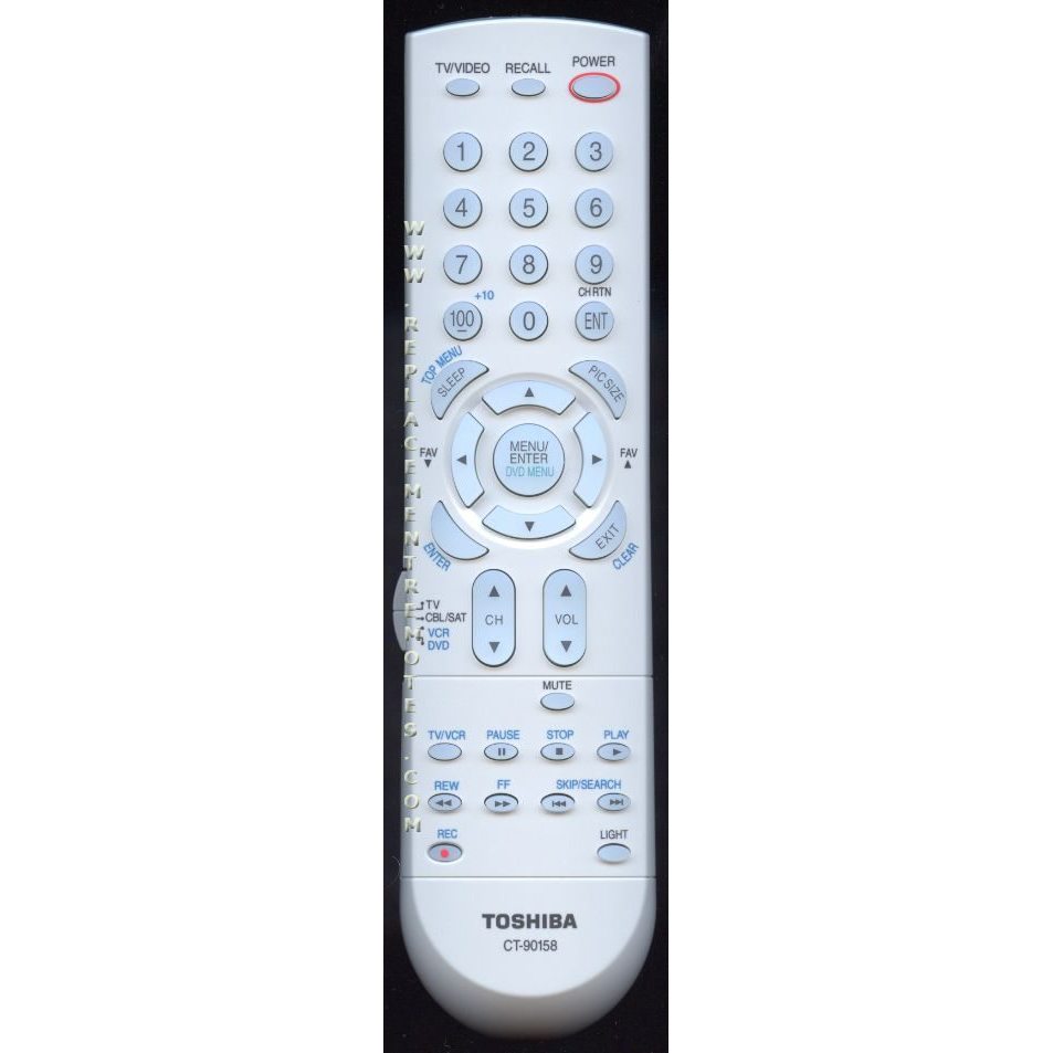 Toshiba CT90158 TV Remote Control
