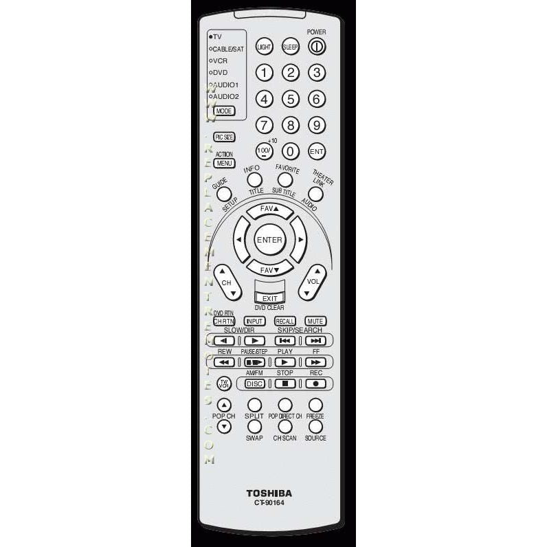 Toshiba CT90164 TV Remote Control