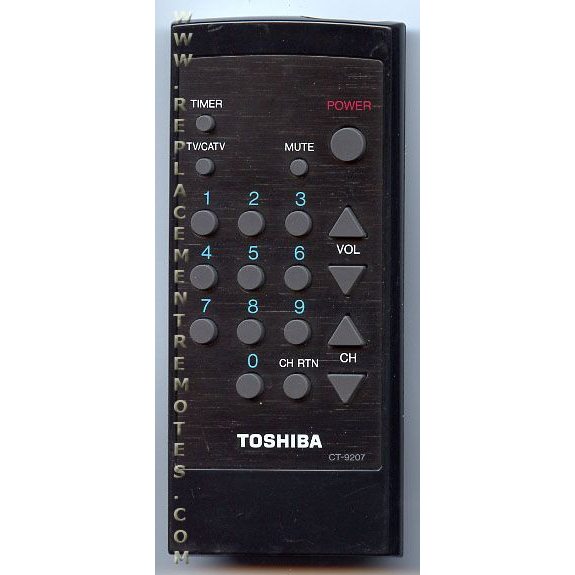 Toshiba CT9207 TV Remote Control