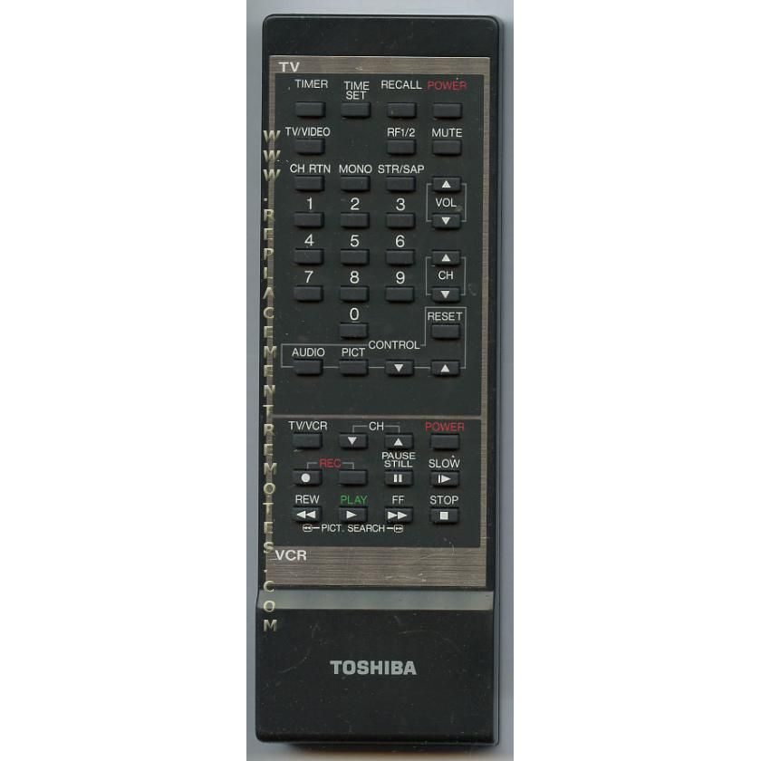 Toshiba CT9221 VCR Remote Control