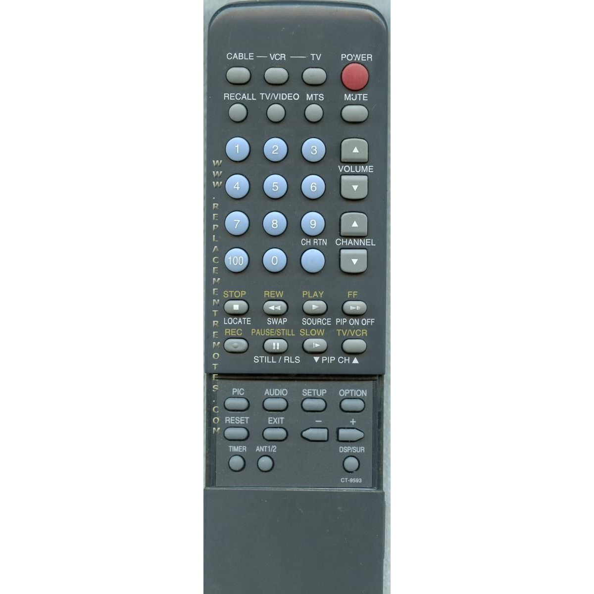 Toshiba CT9593 TV Remote Control