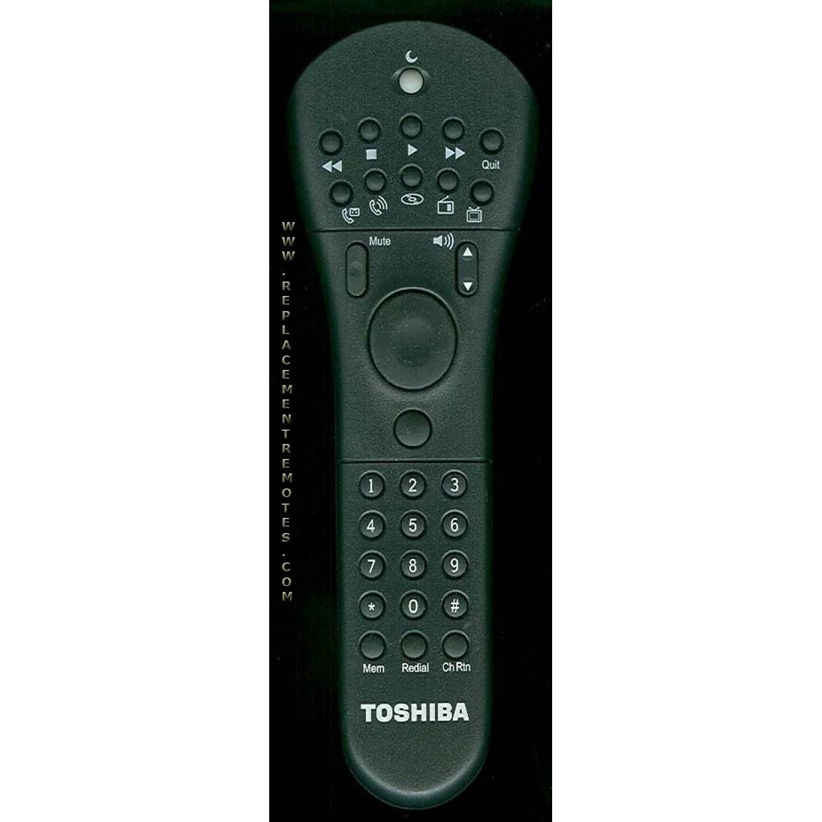 Control remoto para productos electrónicos de consumo Toshiba MRCP0001