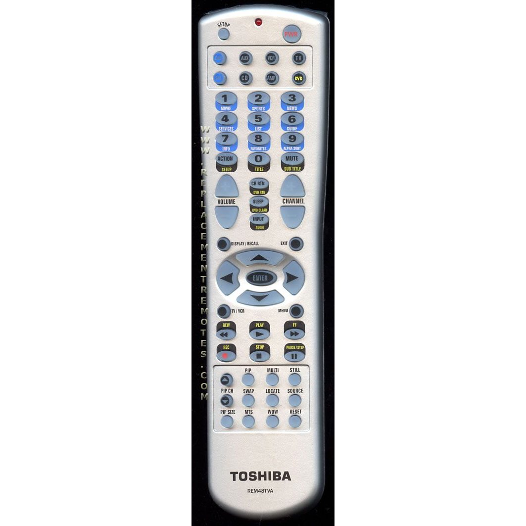 Toshiba REM48TVA 4-Device Universal Remote Control