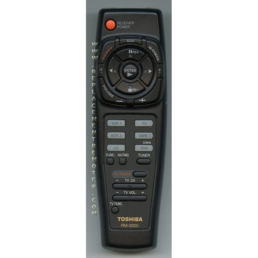 Control remoto para productos electrónicos de consumo Toshiba RM2000