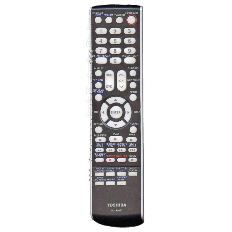 Reproductor combinado de DVD/VCR Toshiba SDR0227