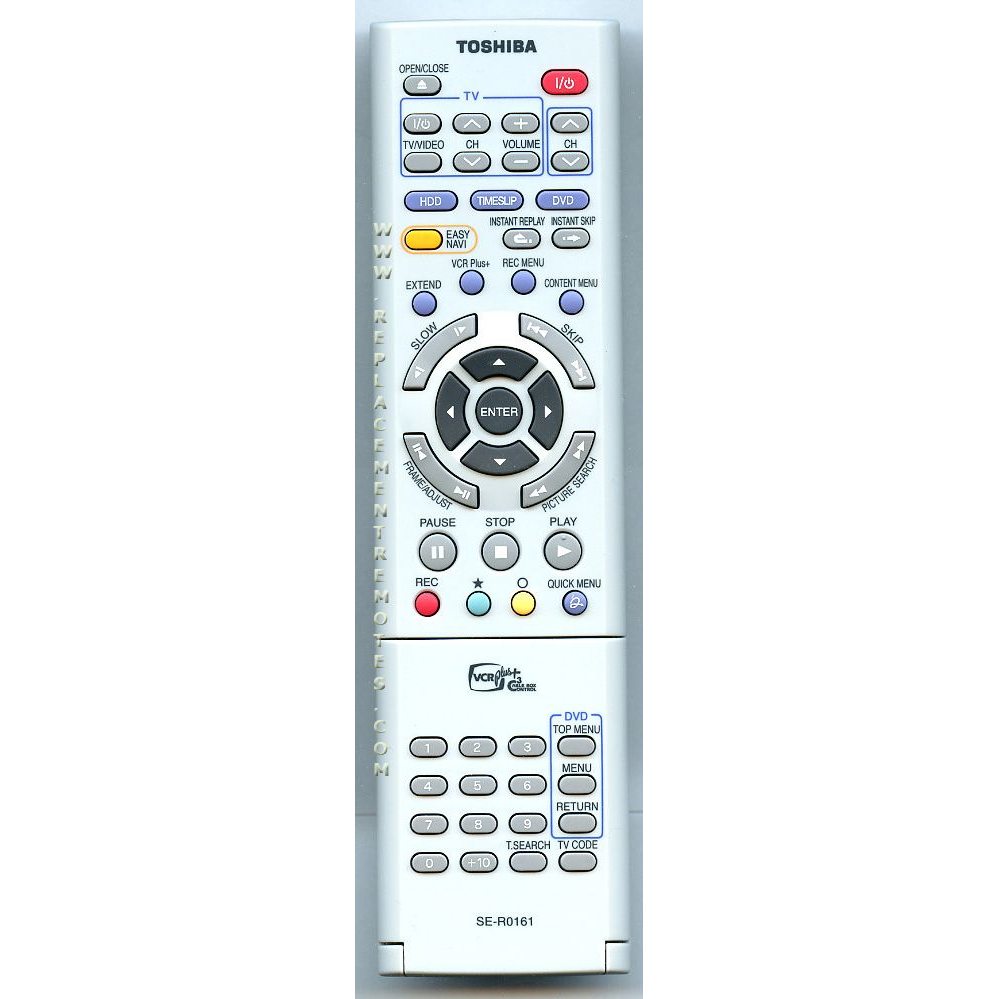 Control remoto de DVD Toshiba SER0161