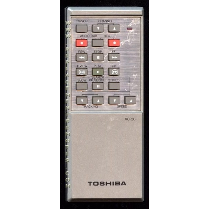 Control remoto para videograbadora Toshiba VC36
