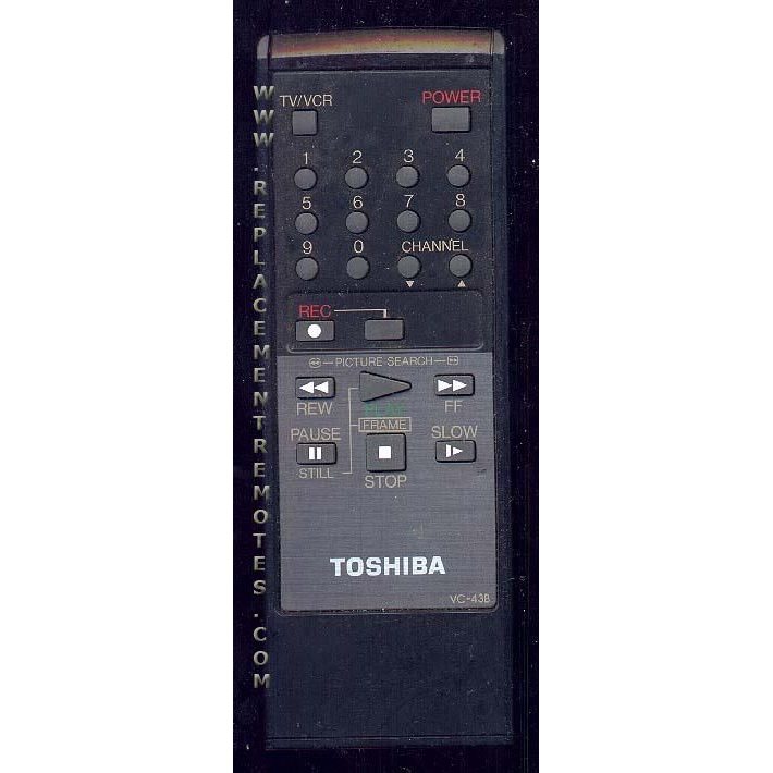 Toshiba VC43B Consumer Electronics Remote Control