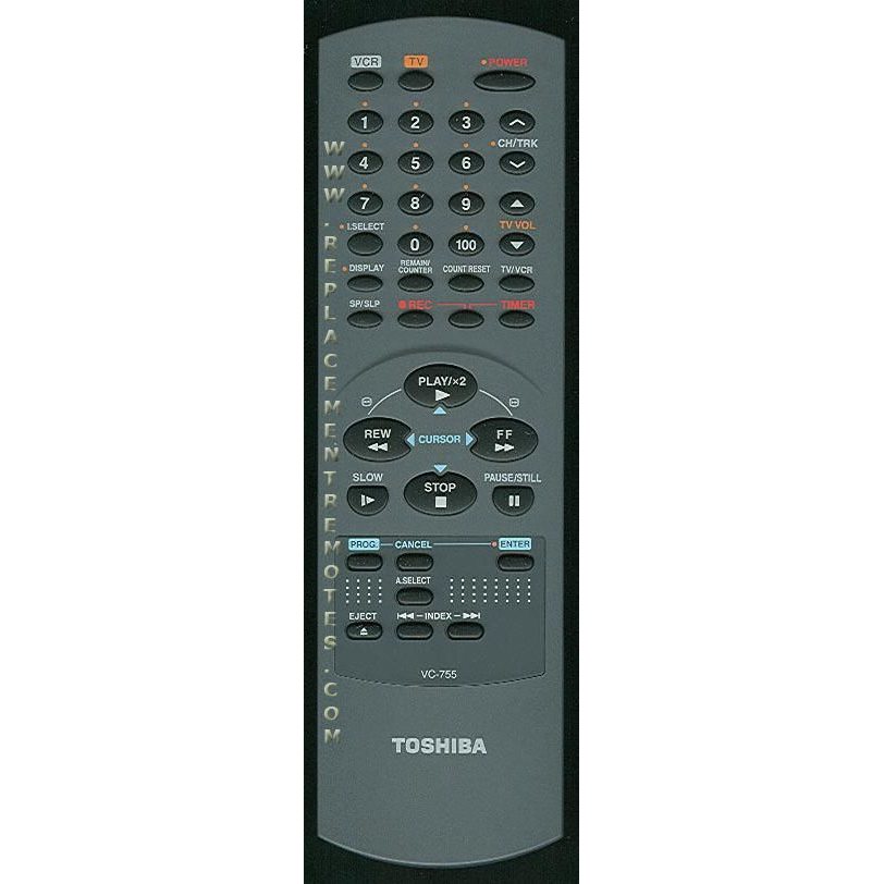 Toshiba VC755 Consumer Electronics Remote Control