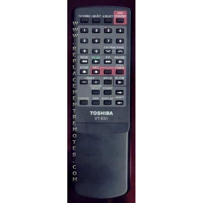 Control remoto para productos electrónicos de consumo Toshiba VTE51