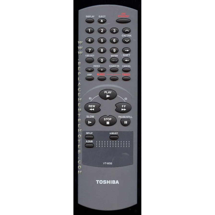 Control remoto para videograbadora Toshiba VTW56