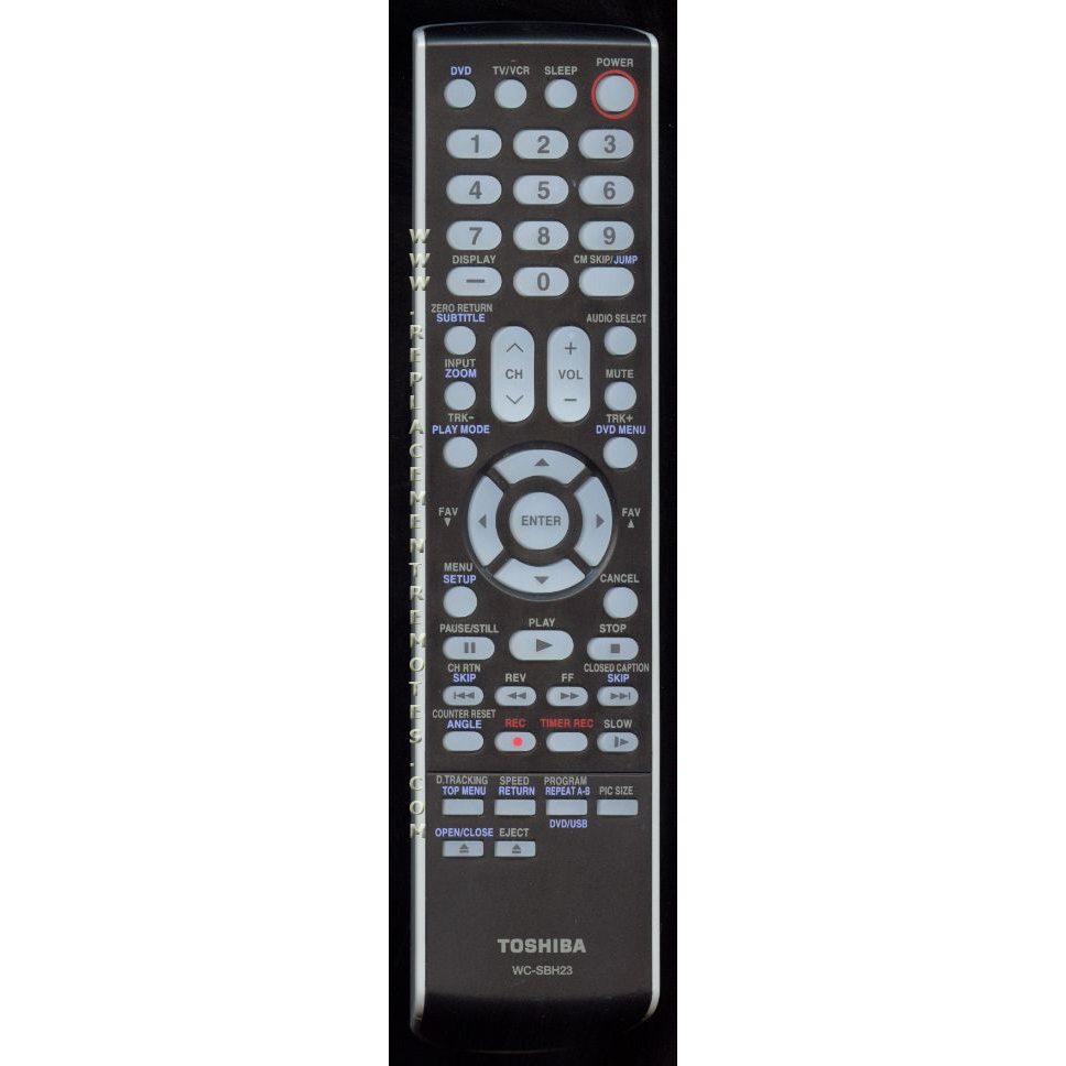 Control remoto para productos electrónicos de consumo Toshiba WCSBH23
