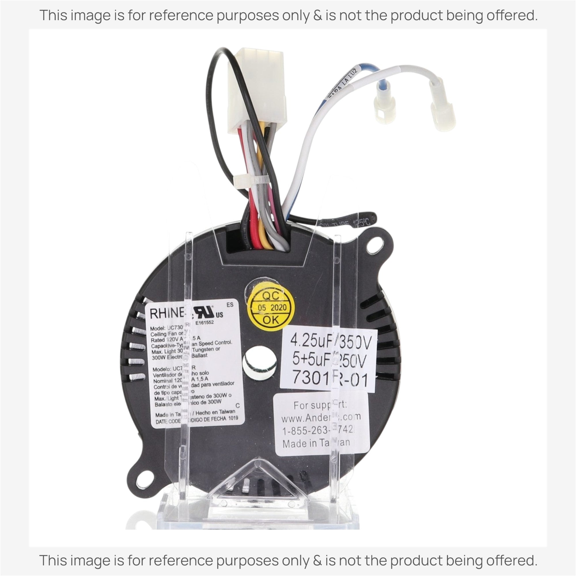 Anderic UC7301R-01 Replacement Ceiling Fan Receiver for Hampton Bay and Home Decorators Collection Altura
