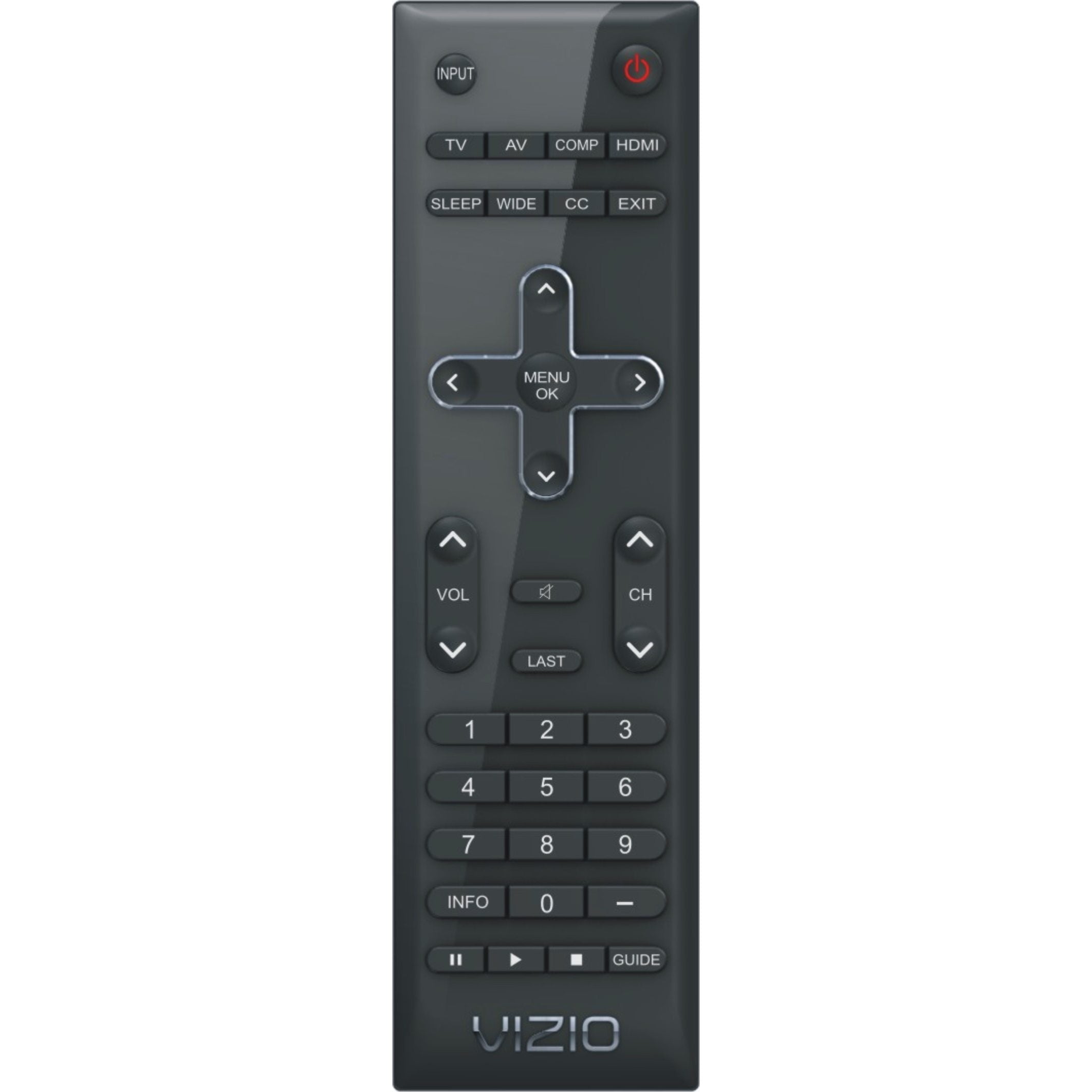 Vizio VR10 TV Remote Control