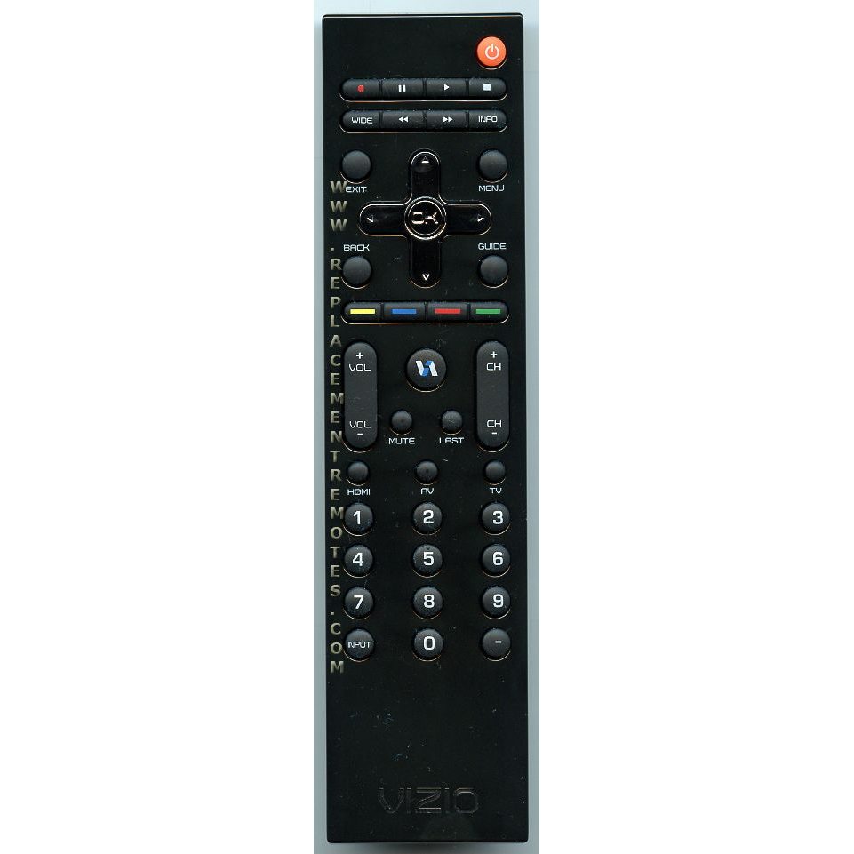 Vizio VR12 TV Remote Control - 0980-0306-0400