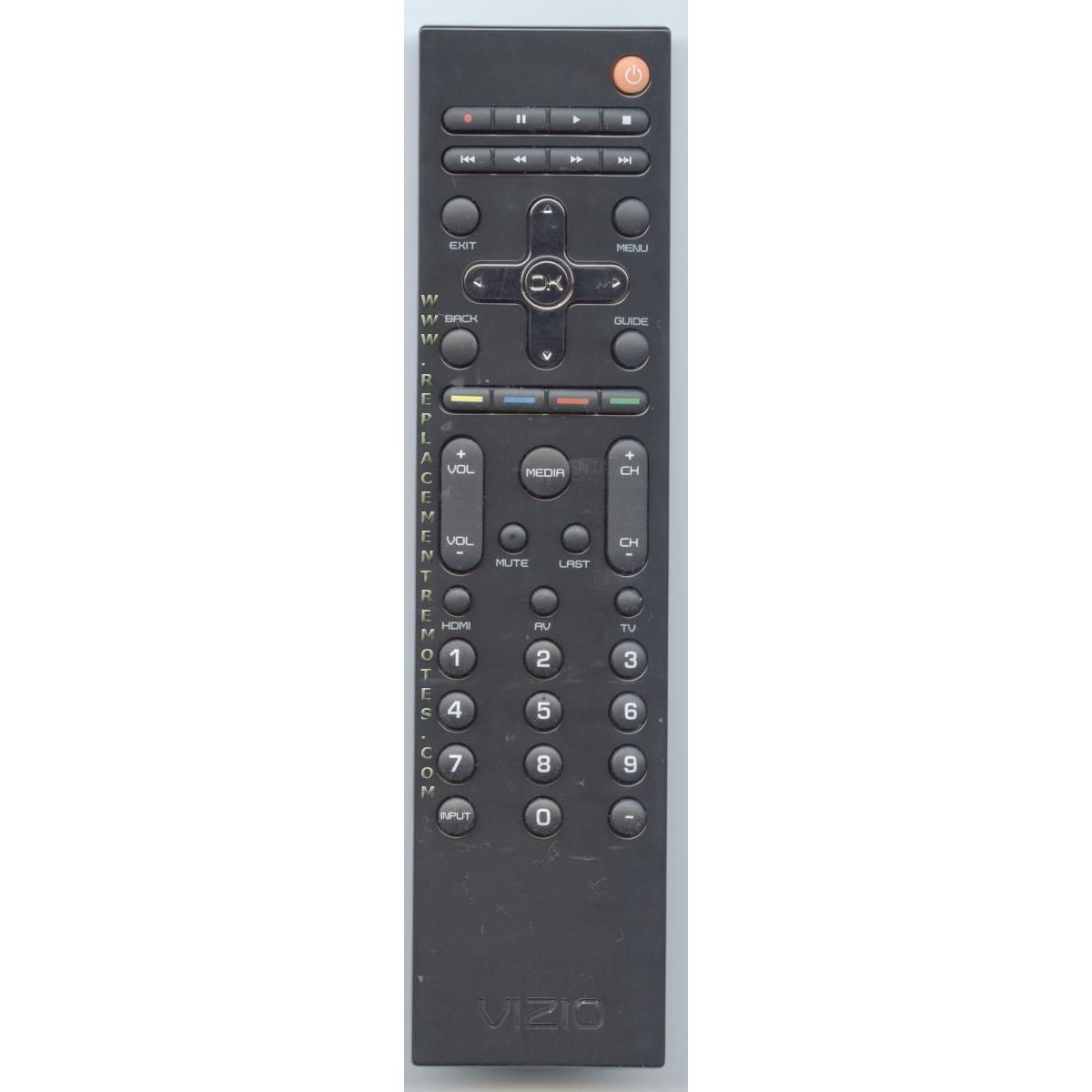 Vizio VR14 TV Remote Control