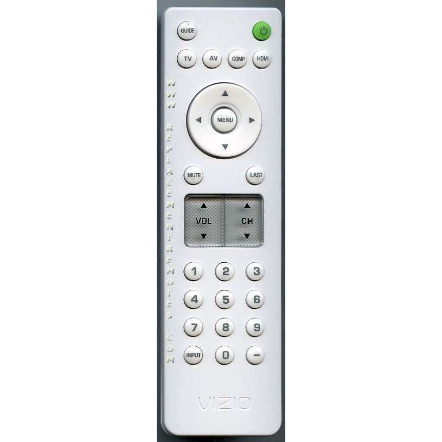 Vizio VR2/GreenWhite TV Remote Control