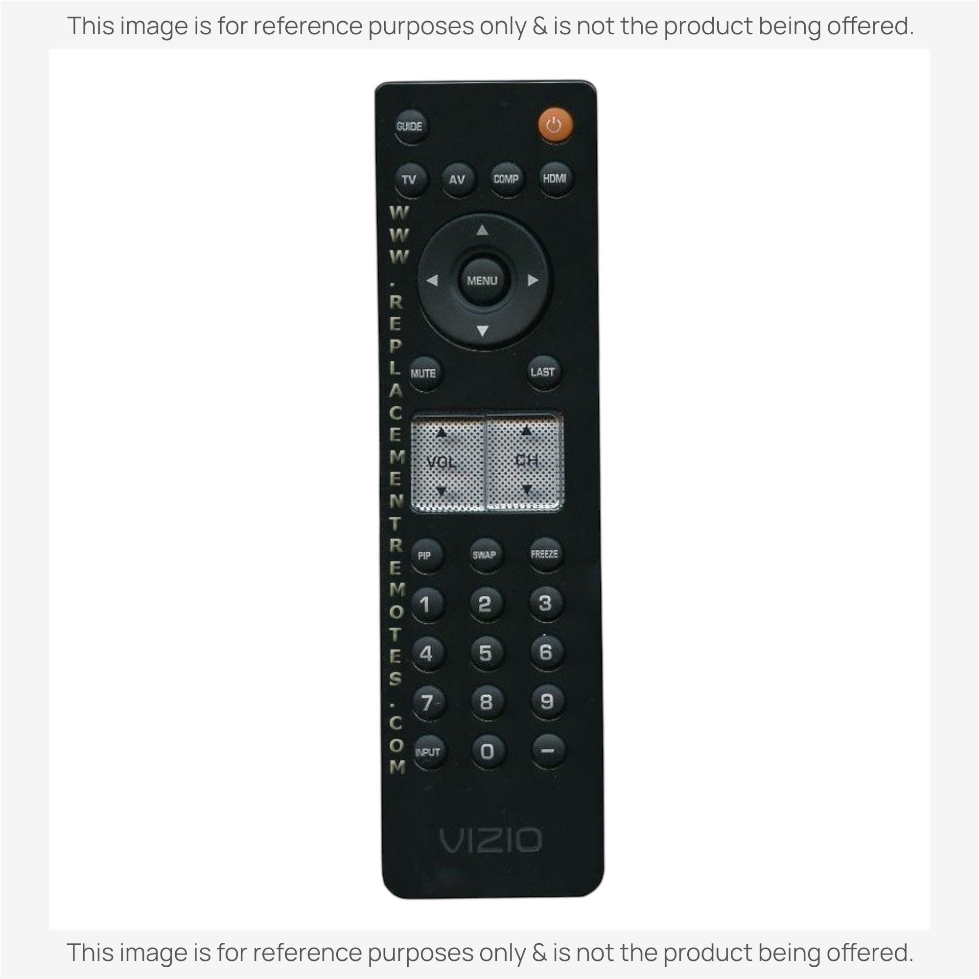 Télécommande Vizio VR2P Standard TV | IR - 098003053030