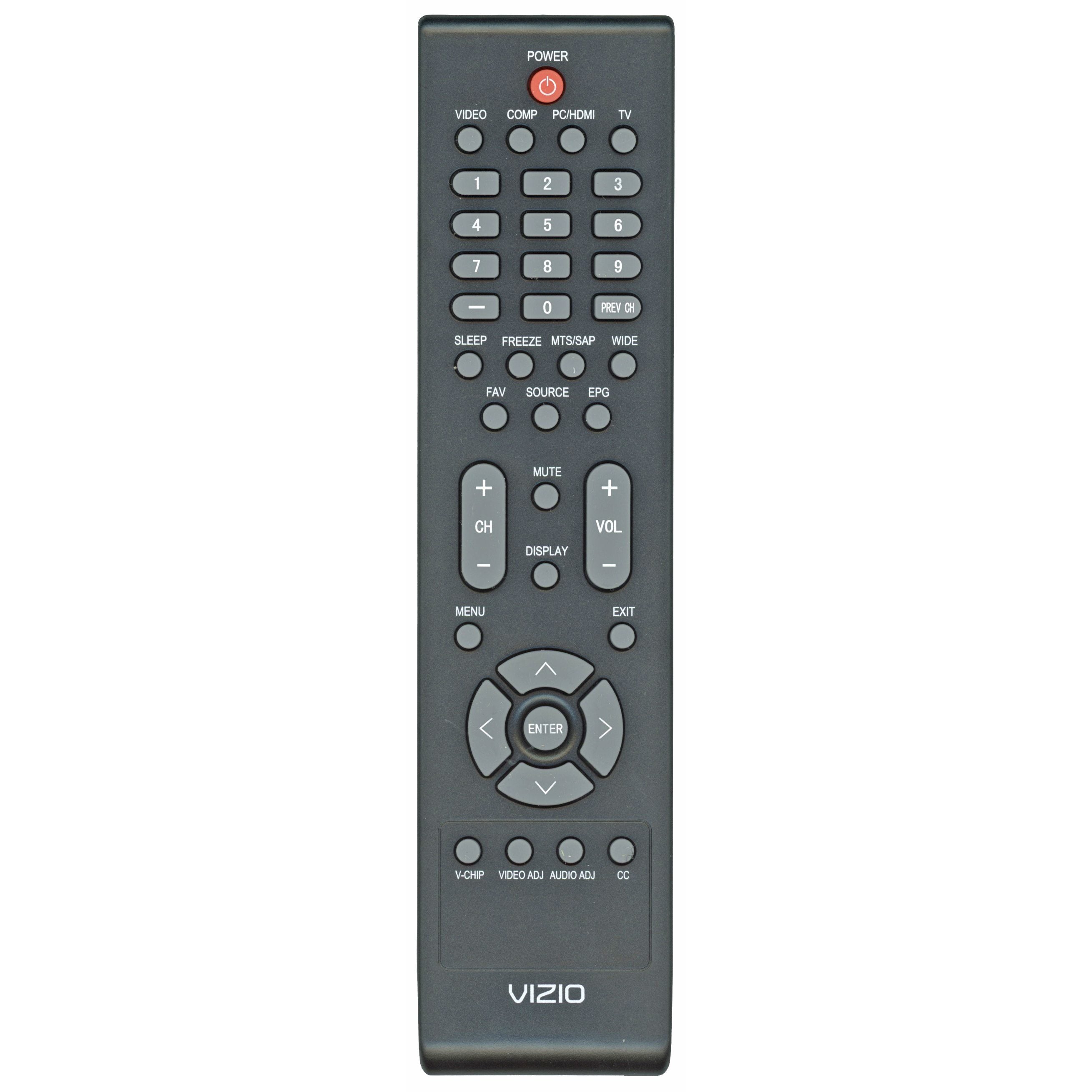 Vizio VR6 TV Remote Control - 098GRABD3NEVZC