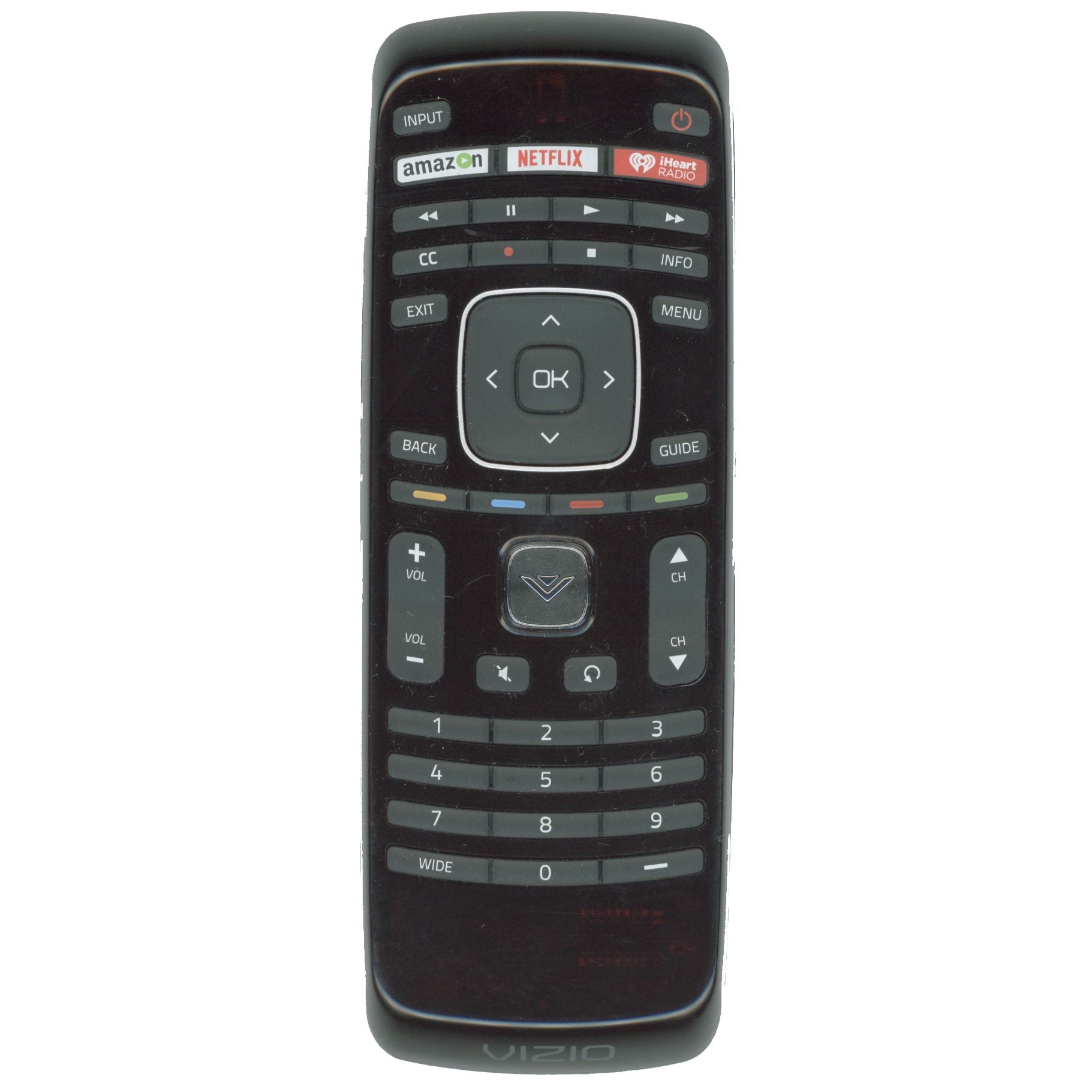 Vizio XRT112 iHeart/New Netflix TV Remote Control