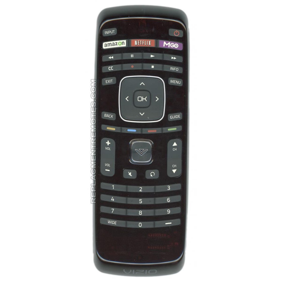 Vizio XRT112 MGO TV Remote Control