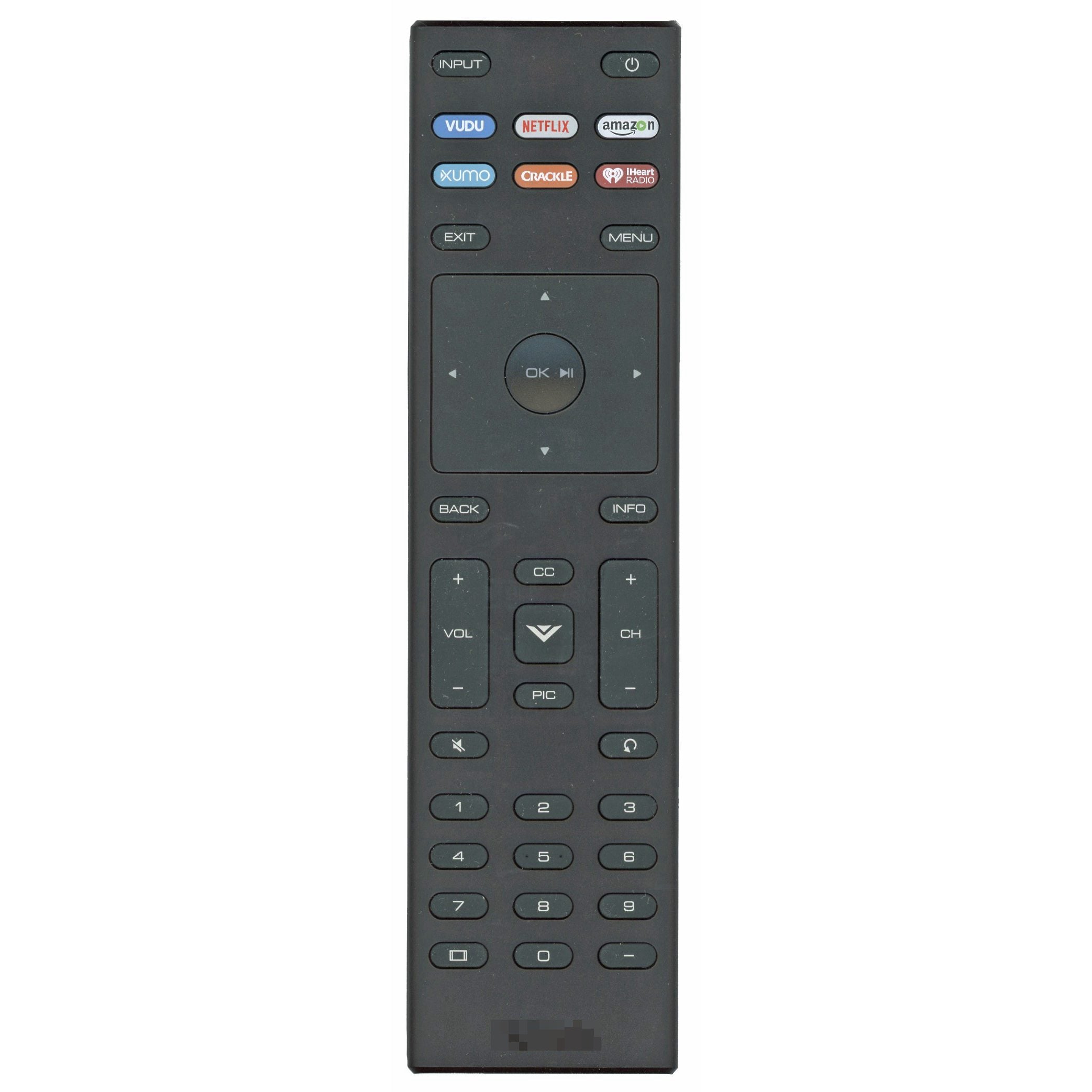 Vizio XRT136 original con control remoto para Amazon TV: Vudu, Netflix, Amazon, Xumo, Crackle, iHeart Radio - 98003063770
