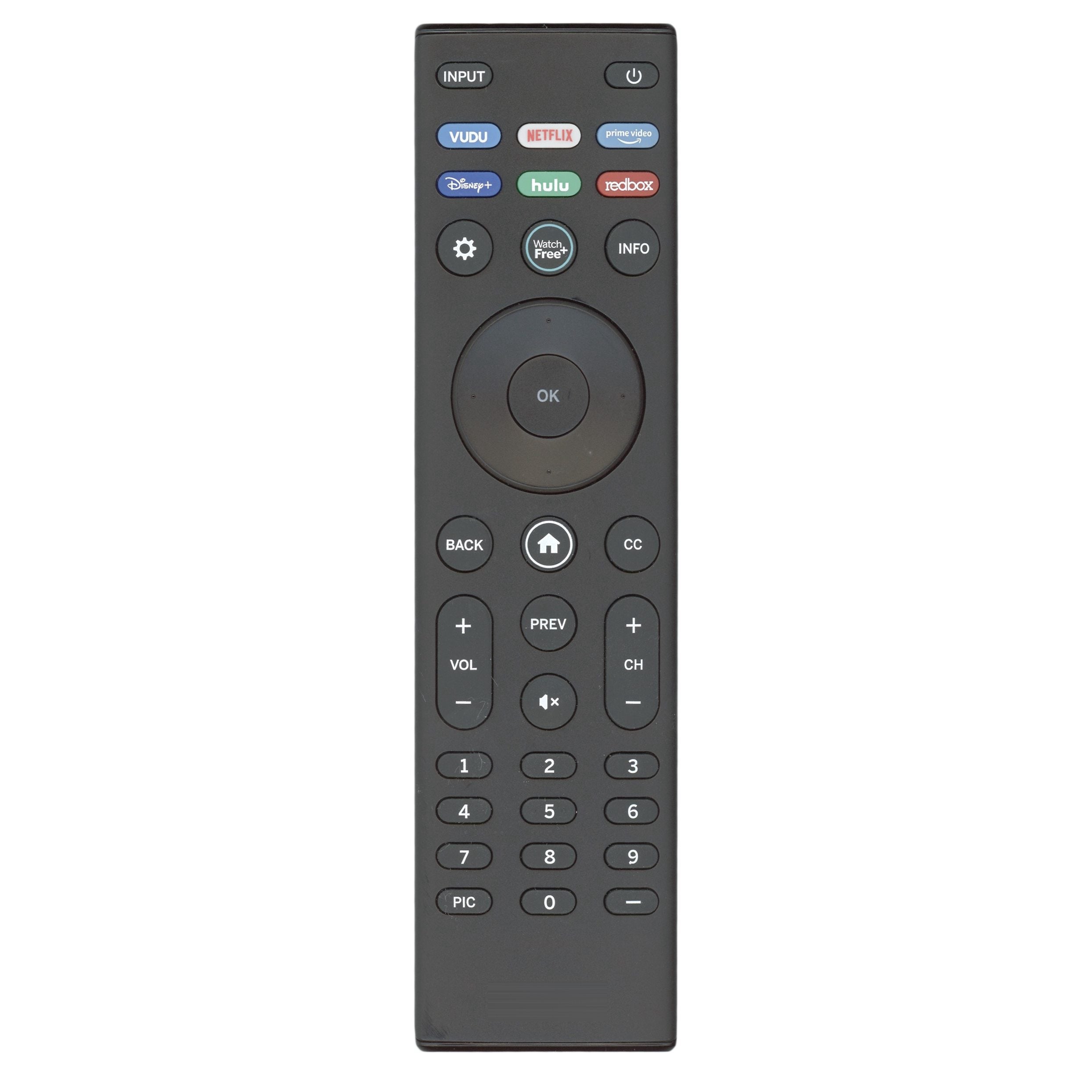 Vizio XRT140L Smartcast TV Remote Control - Vudu, Netflix, Prime, Disn