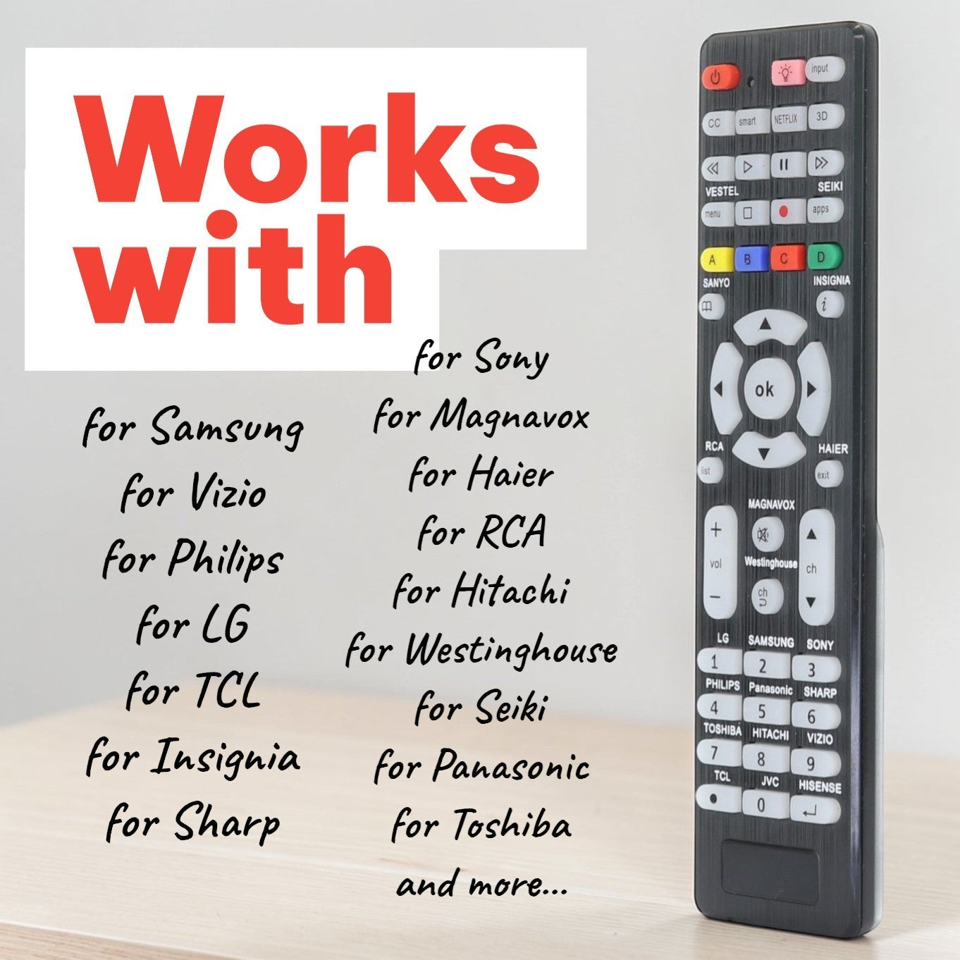 Control remoto del televisor Vizio VR2