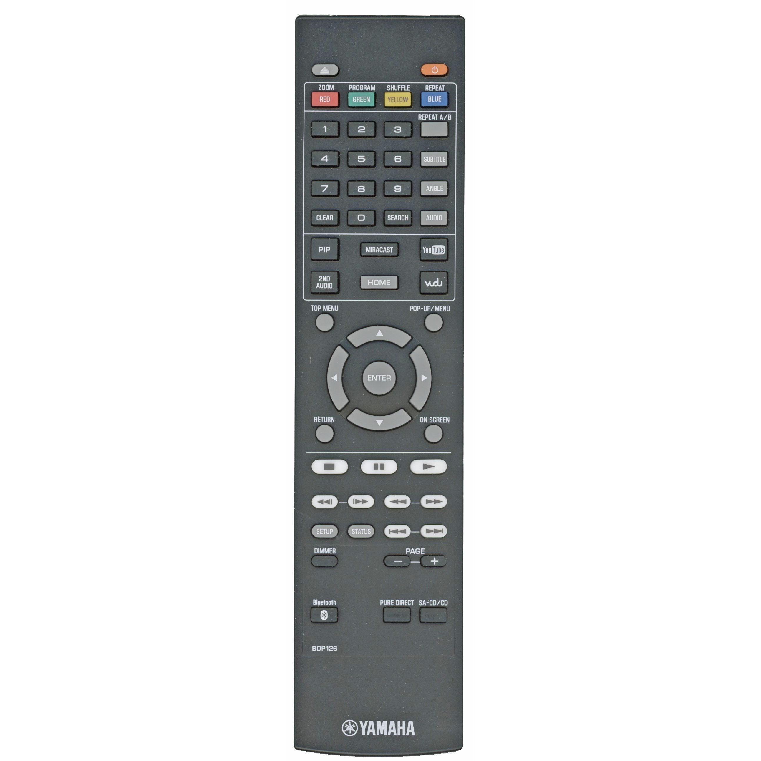 Control remoto de DVD Yamaha BDP126