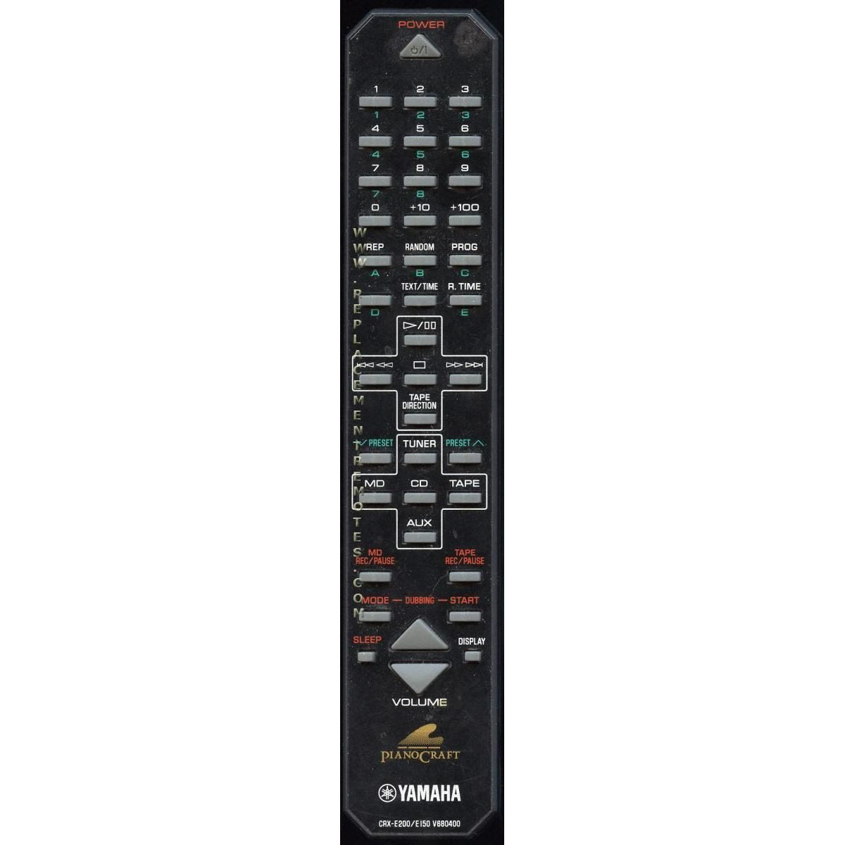 Yamaha CRXE200/E150 Receiver Remote Control
