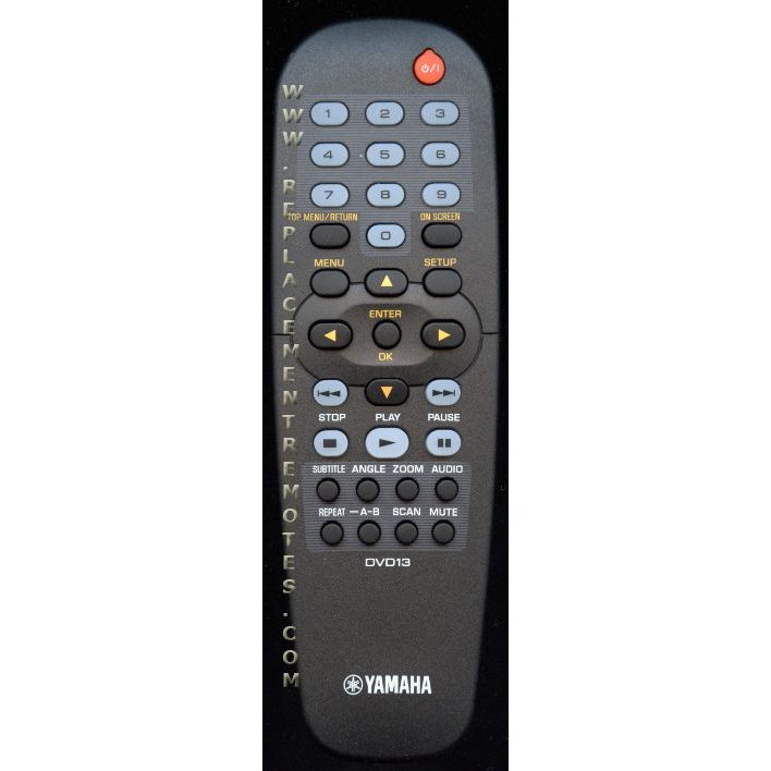 Yamaha DVD13 DVD Remote Control