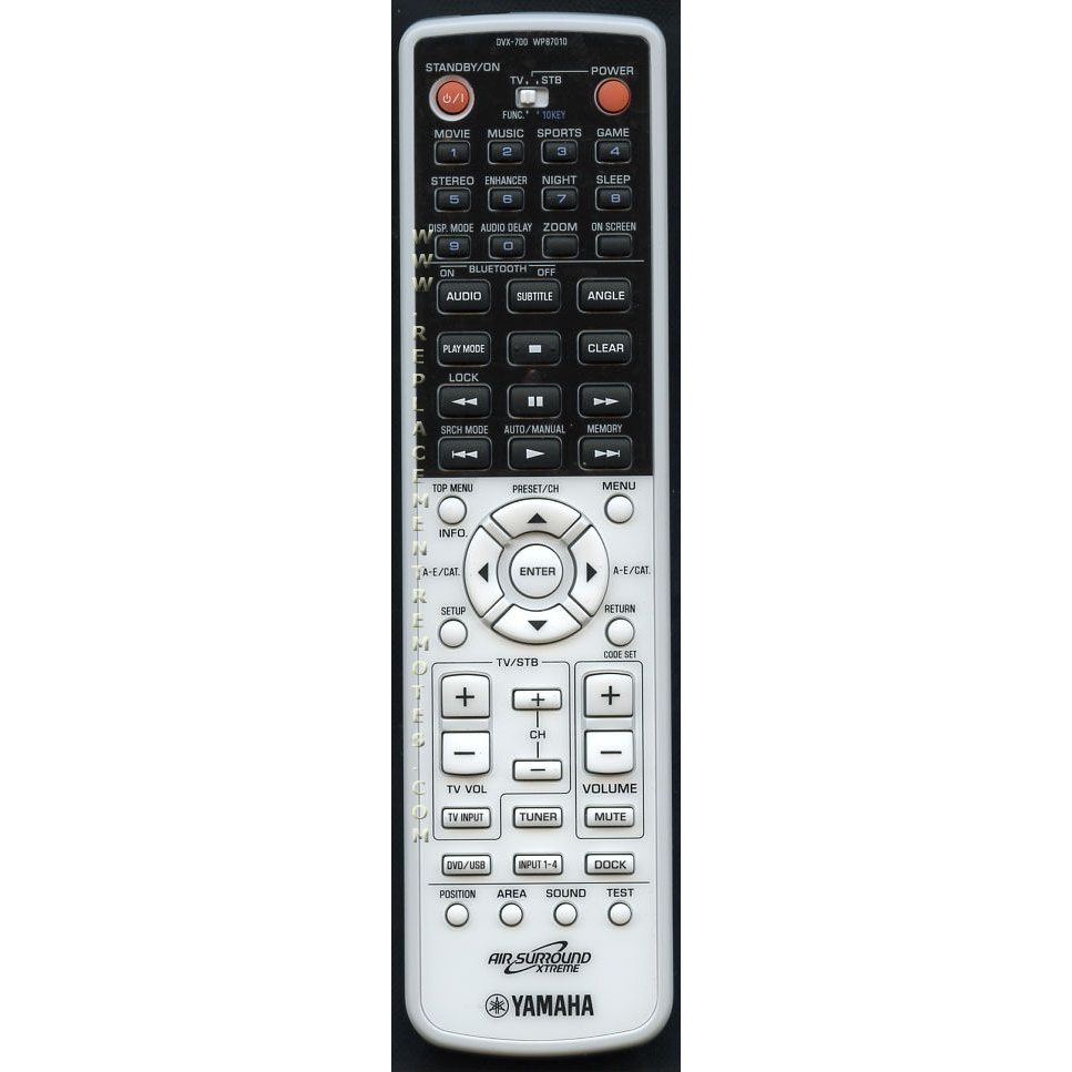 Yamaha DVX700 Home Theater Remote Control
