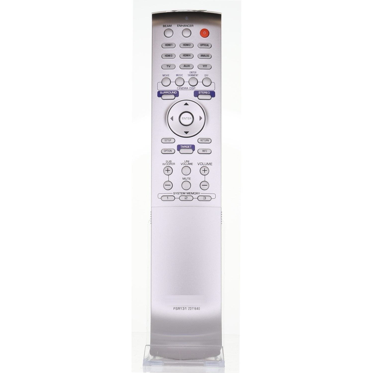 Télécommande pour barre de son Yamaha FSR131 - ZD116400