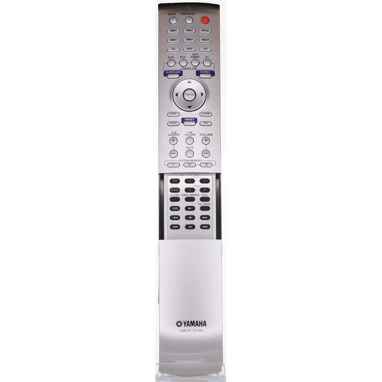 Control remoto para barra de sonido Yamaha FSR131 - ZD116400