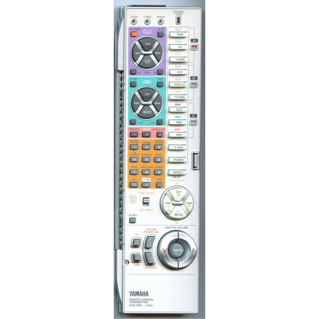 Télécommande du récepteur Yamaha RAV150