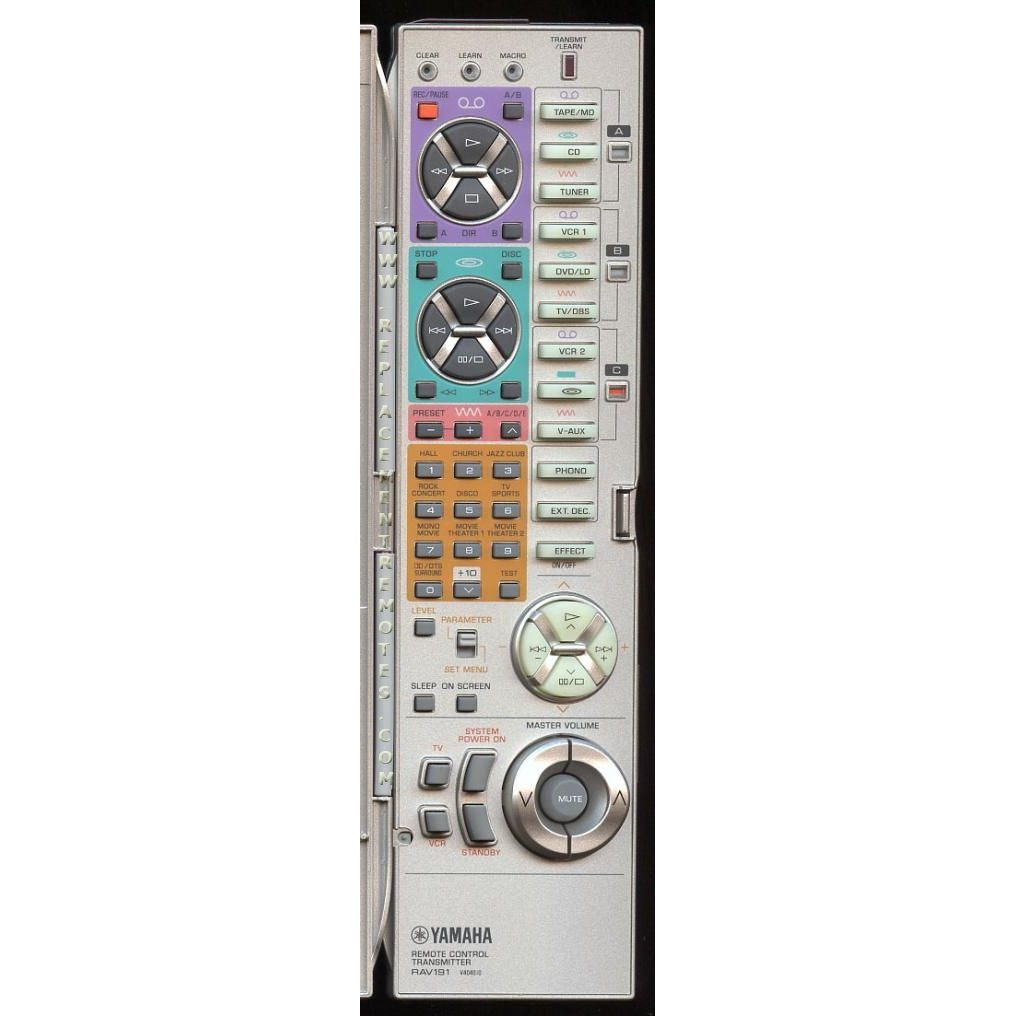 Yamaha RAV191 Receiver Remote Control