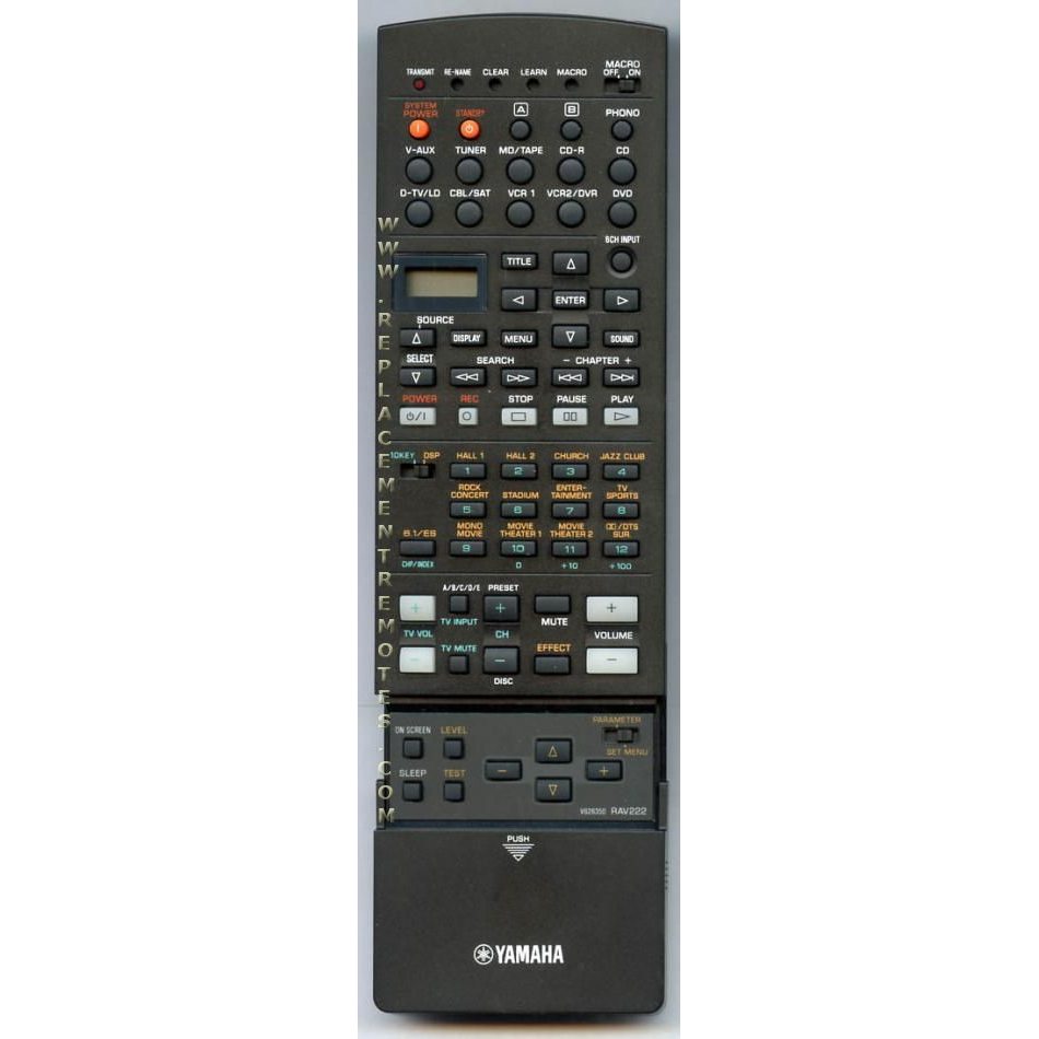 Télécommande du récepteur Yamaha RAV222