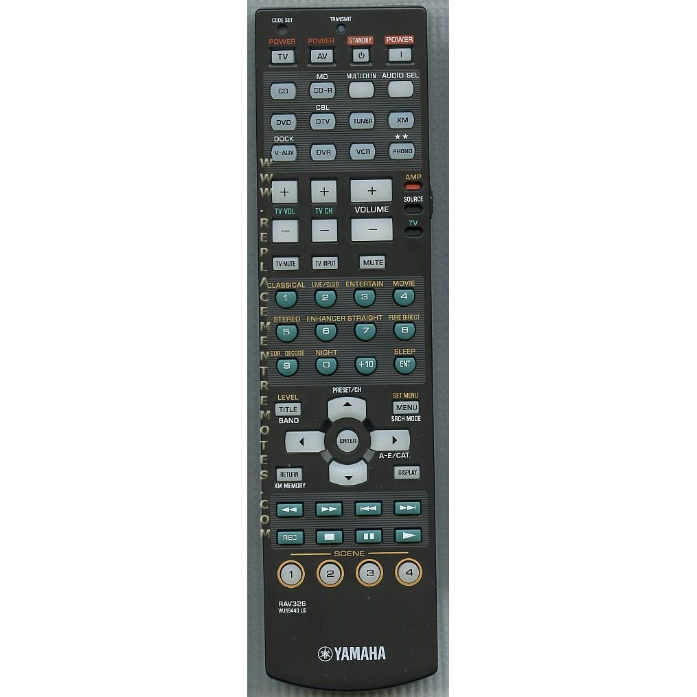 Télécommande du récepteur Yamaha RAV326