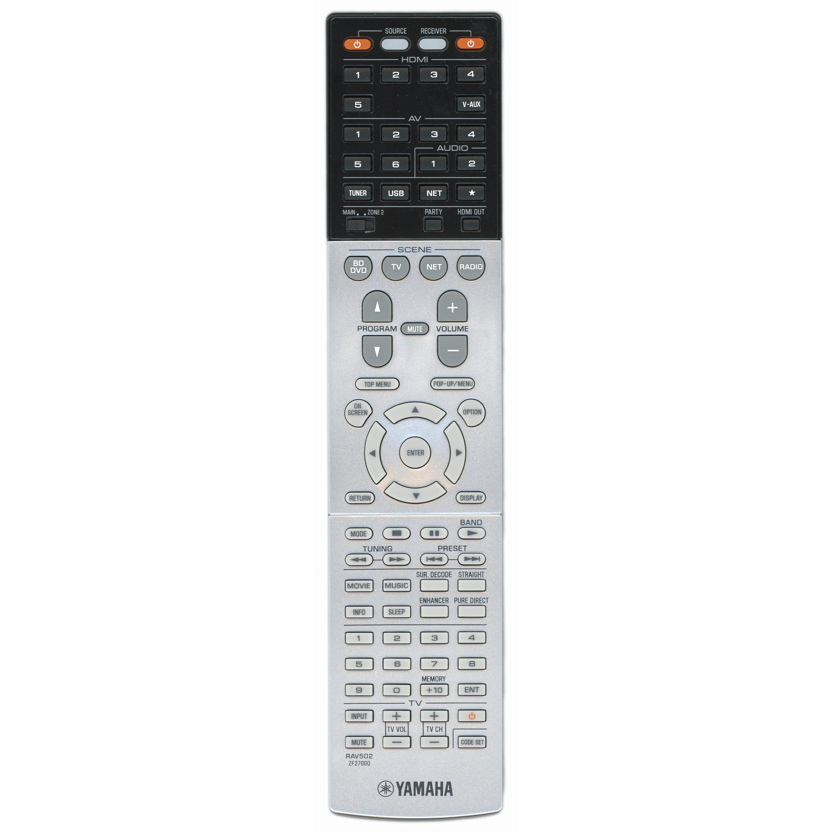 Yamaha RAV502 Receiver Remote Control