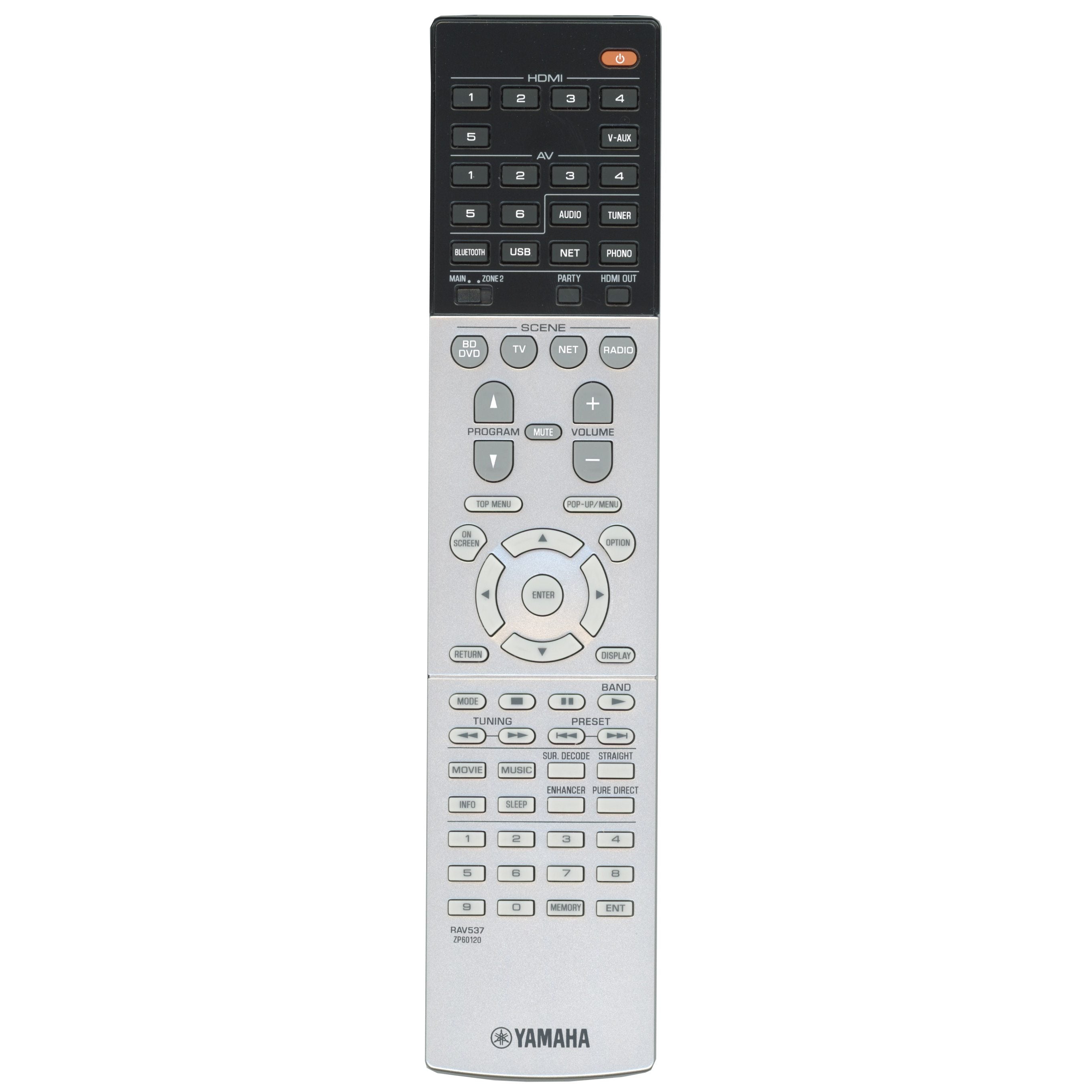 Yamaha RAV537 7.2-channel AVENTAGE network AV receiver Remote Control - ZP601200