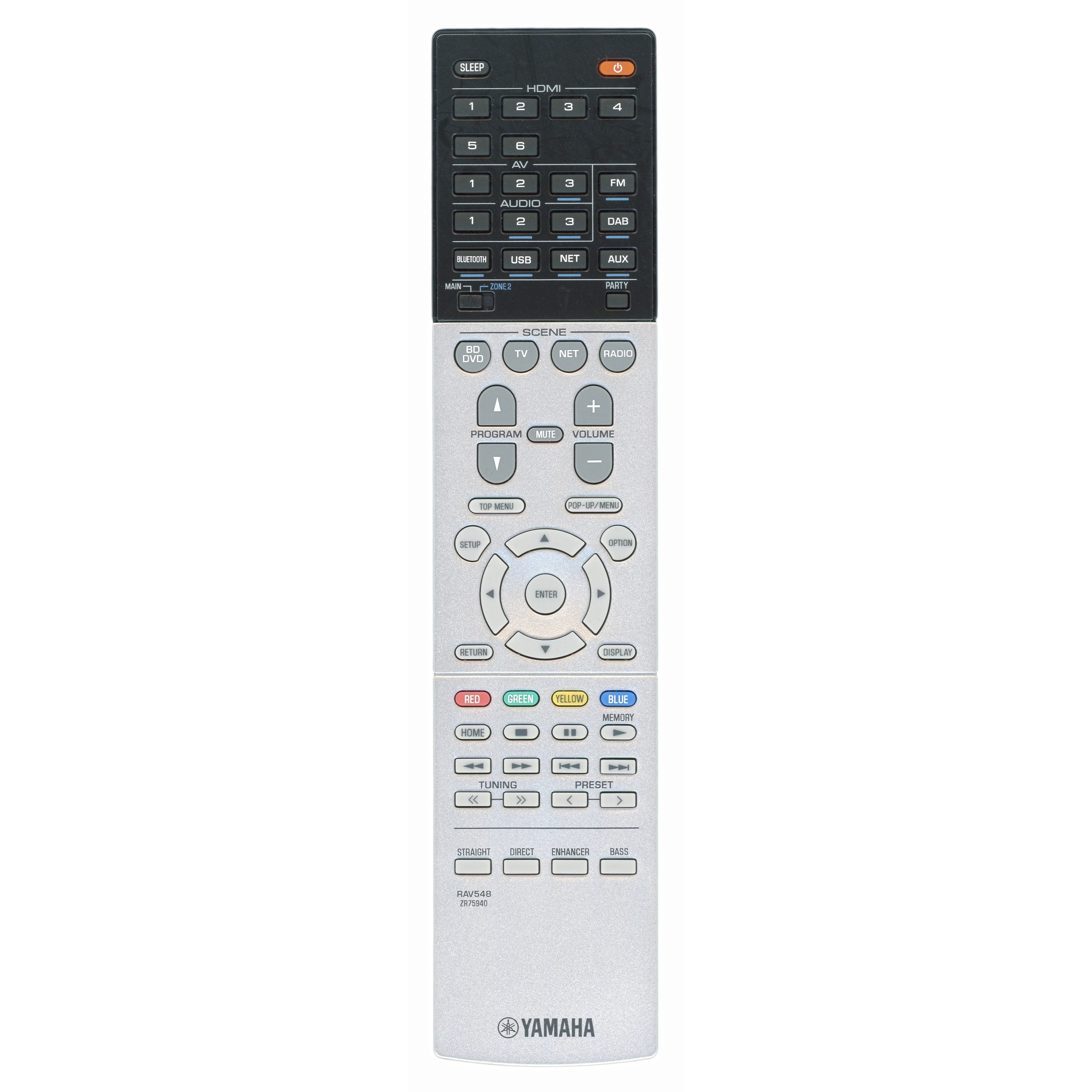 Télécommande du récepteur Yamaha RAV548