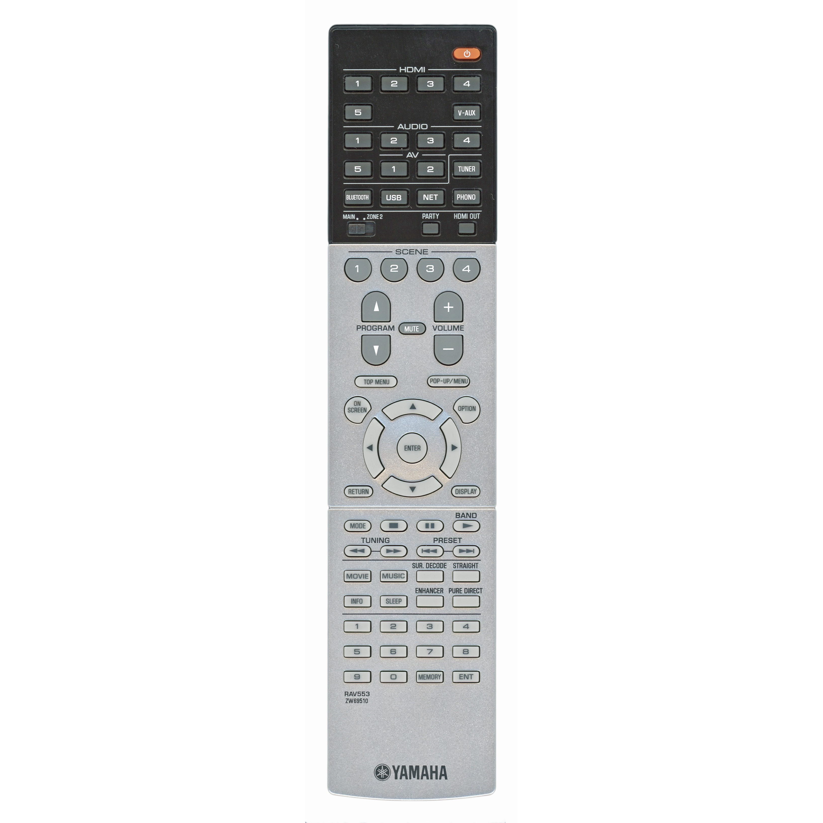 Yamaha RAV553 A/V Receiver Remote Control for RX-V683 - ZW695100