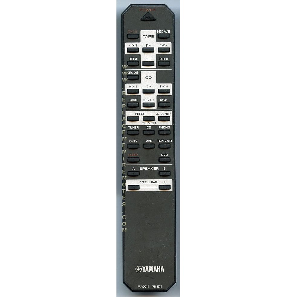 Yamaha RAX11 Receiver Remote Control