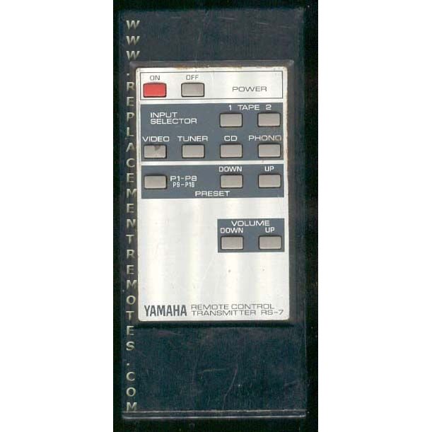 Yamaha RS7 Audio Remote Control