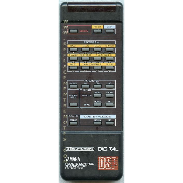 Yamaha RSDSP100 Audio Remote Control