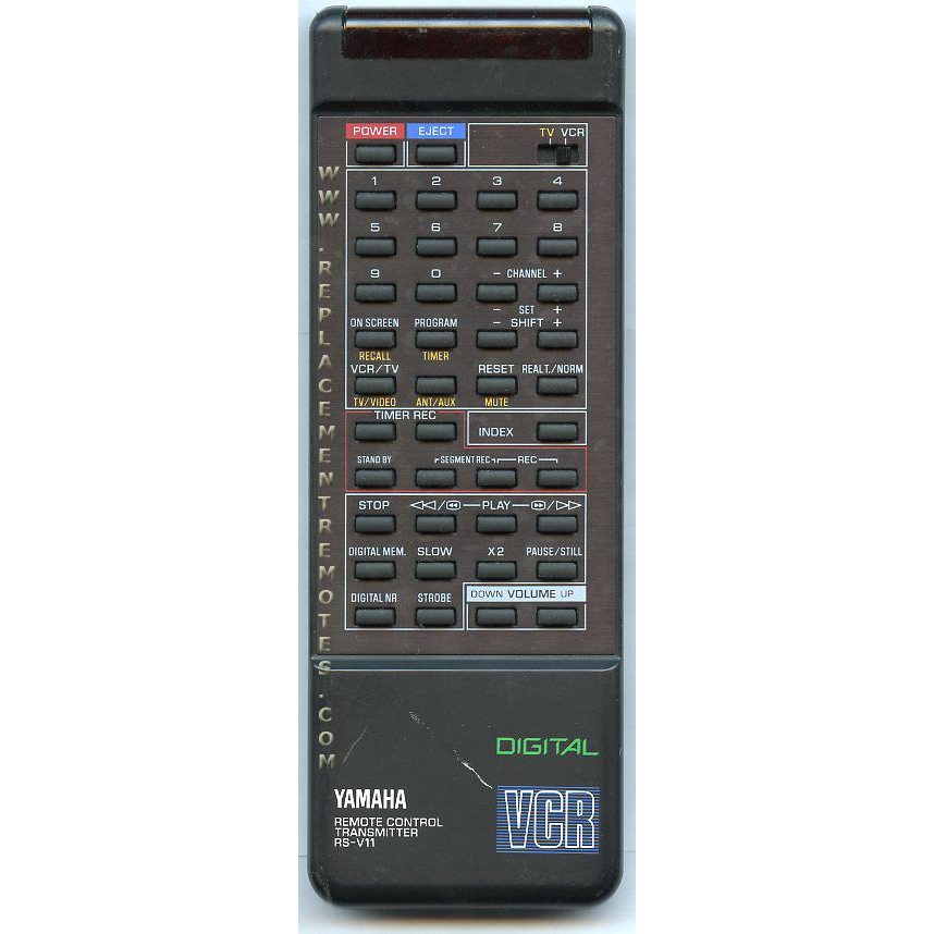 Yamaha RSV11 VCR Remote Control